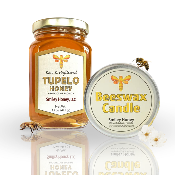 Tupelo Honey and Beeswax Candle